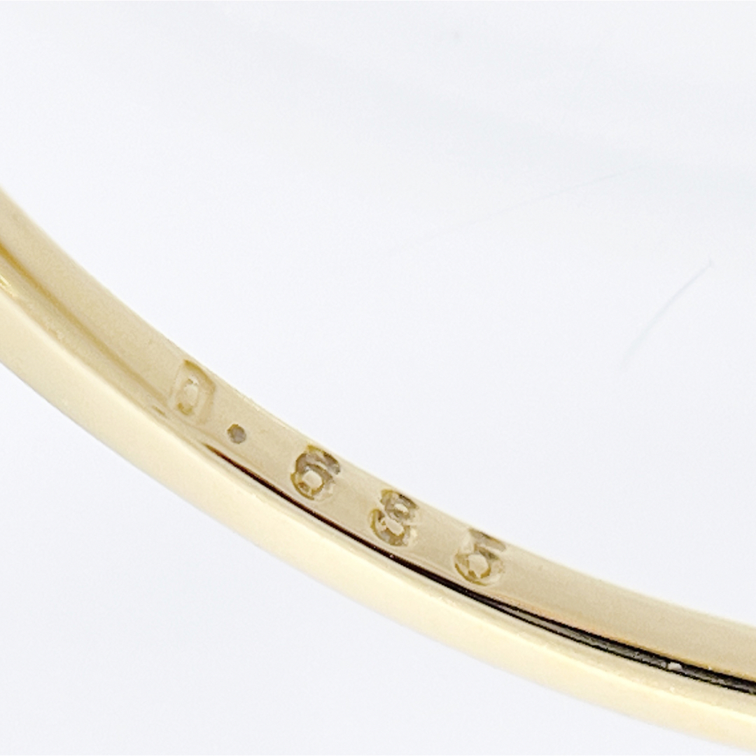 ペアシェイプカット　天然ダイヤモンド　ゴールド　k18 リング　指輪