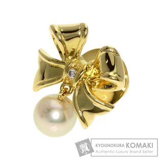 ミキモト(MIKIMOTO)のMIKIMOTO パール 真珠  ピンブローチ ブローチ K18YG レディース(ブローチ/コサージュ)