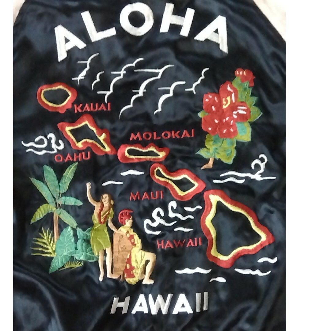 HOUSTONヒューストン HAWAII ALOHA スカジャンsizeL