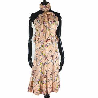 CHANEL - シャネル P59747 K07800 AW001 リブ切替ニットワンピース