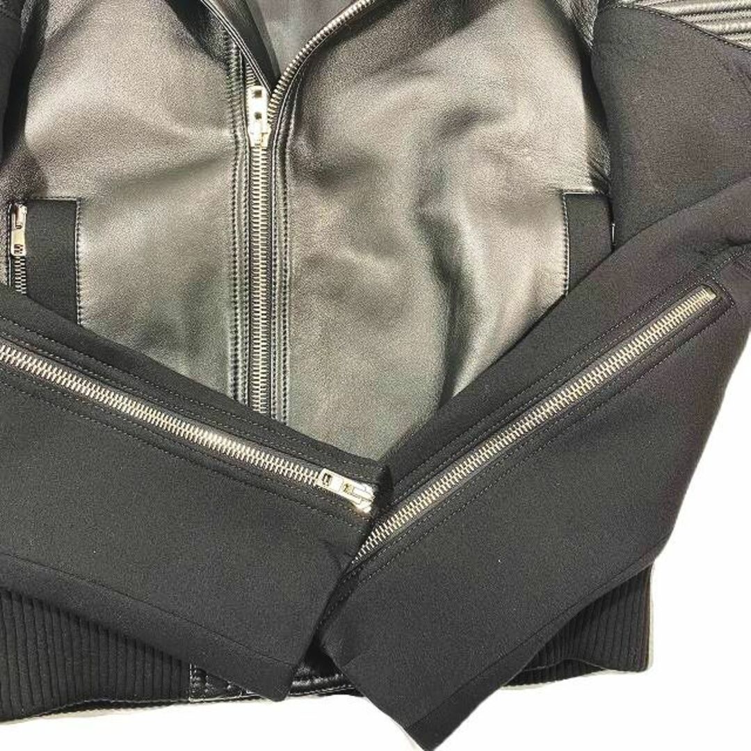 GIVENCHY(ジバンシィ)の ジバンシィ GIVENCHY フード付き ラムレザー ライダースジャケット メンズのジャケット/アウター(ライダースジャケット)の商品写真
