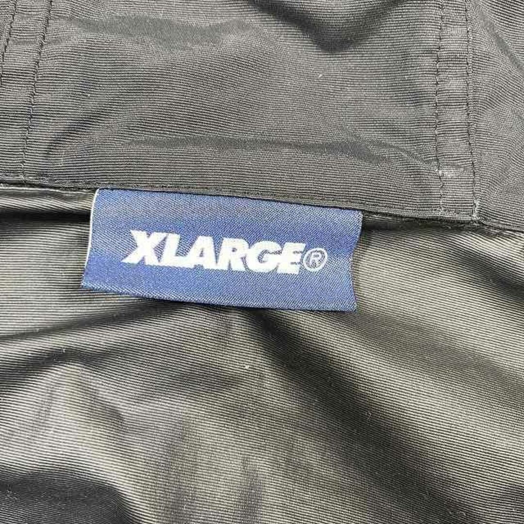 X-LARGE ロゴプリント フード ナイロンジャケット マウンテンパーカ