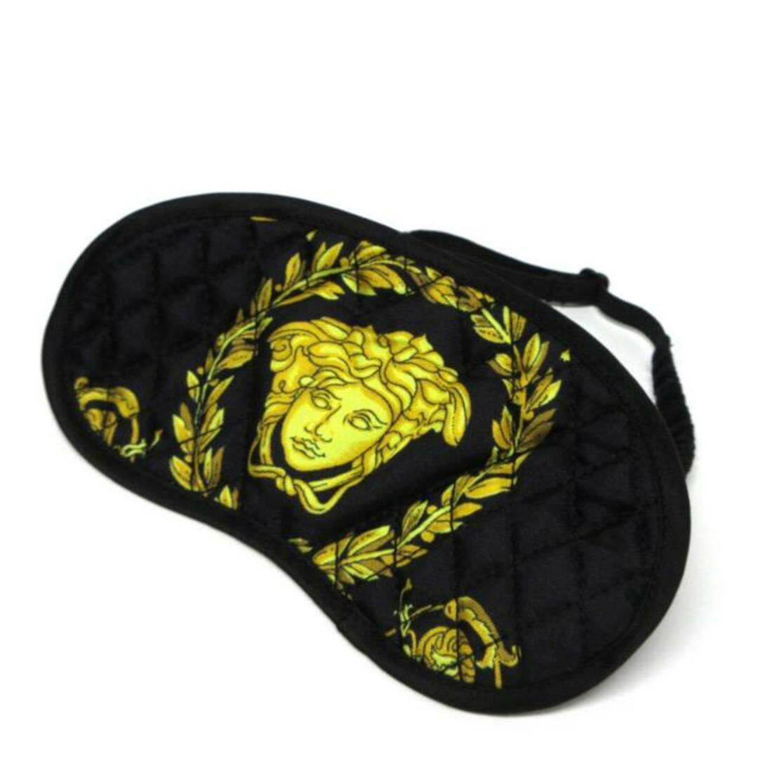 希少！美品！GIANNI VERSACE バロック柄　青黄　高級シルク