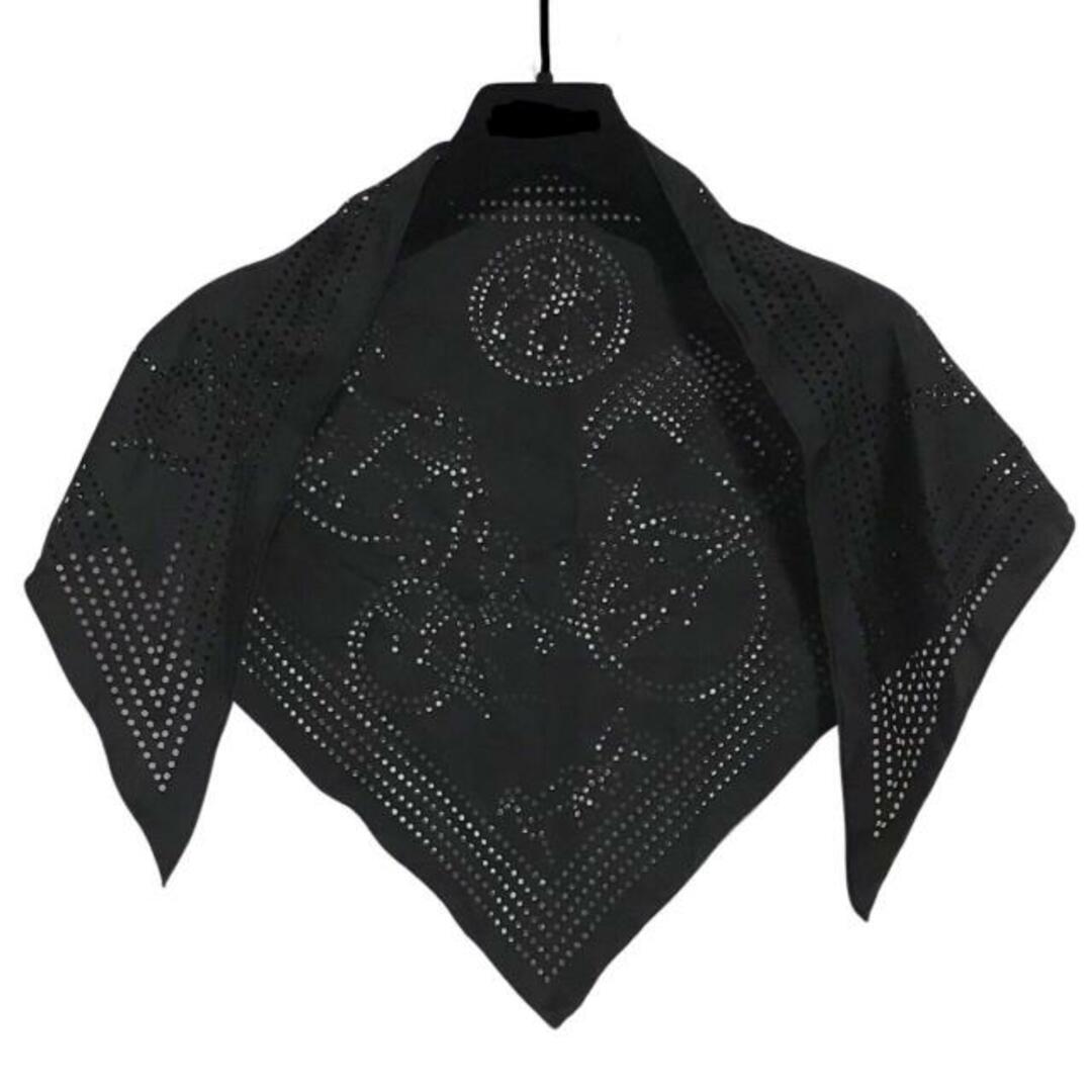 Hermes - エルメス スカーフ美品 黒 ペルフォレの通販 by ブランディア