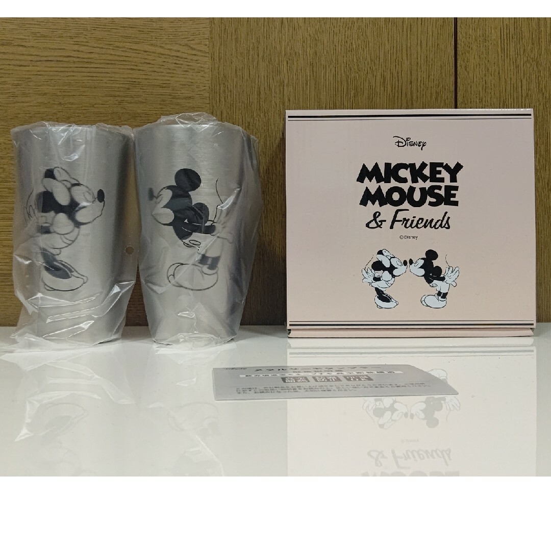 Disney(ディズニー)のミッキーマウス&フレンズ ペアメタルサーモタンブラー インテリア/住まい/日用品のキッチン/食器(タンブラー)の商品写真