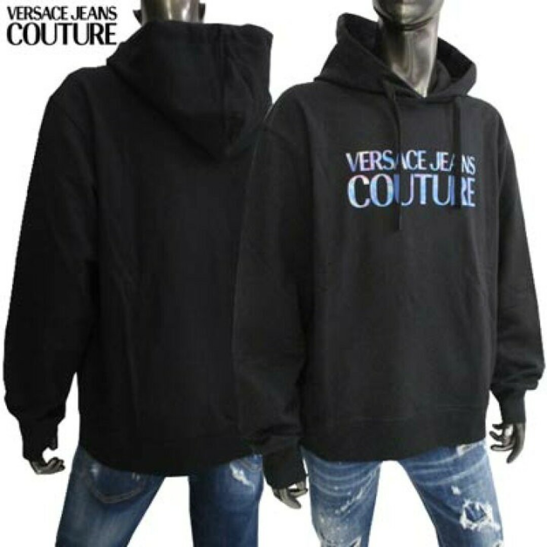 VERSACE JEANS COUTURE パーカー ブラック Mサイズパーカー