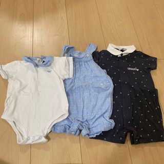 エンポリオアルマーニ(Emporio Armani)の美品　アルマーニベビー3点まとめうり　お宮参り　100日お祝い　男の子ベビー服(ドレス/フォーマル)