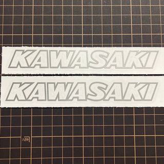 Kawasaki カワサキ　カッティングステッカー　2枚セット(ステッカー)