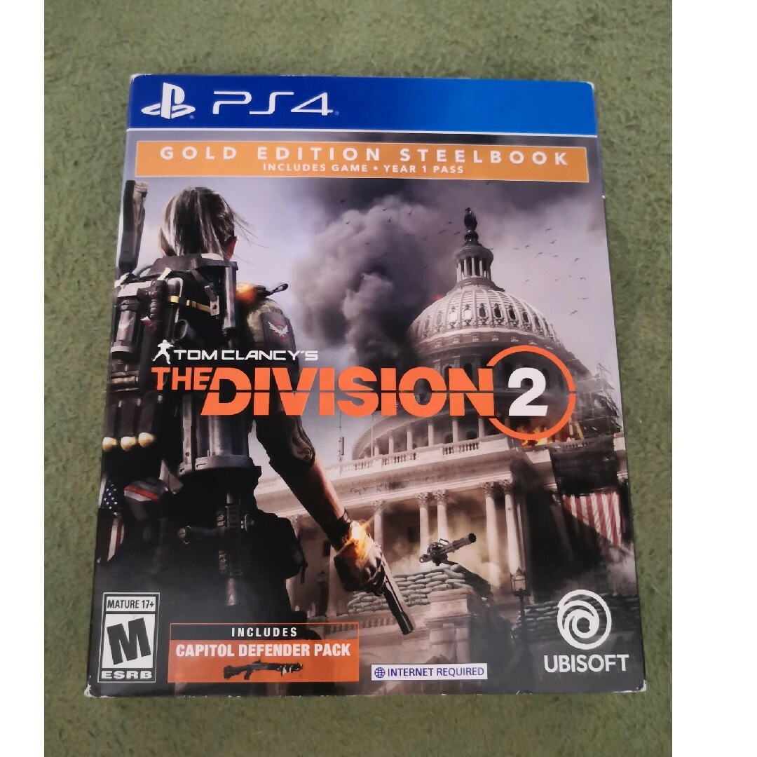 北米版 PS4 division ディビジョン ディビジョン2 スチールブック