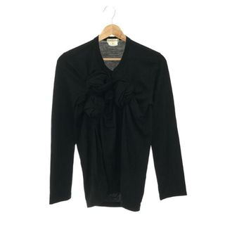 コムデギャルソン(COMME des GARCONS)の【美品】  COMME des GARCONS / コムデギャルソン | 2011AW | 変形 デザイン カットソー | M | ブラック | レディース(Tシャツ(長袖/七分))