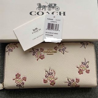 コーチ(COACH)のCOACH 長財布ラウンドファスナー花柄(財布)