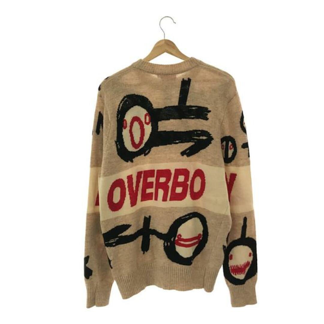 Charles Jeffrey Loverboy / チャールズ ジェフリー ラバーボーイ | クルーネック インターシャ ニット | M | ベージュ | メンズ 3