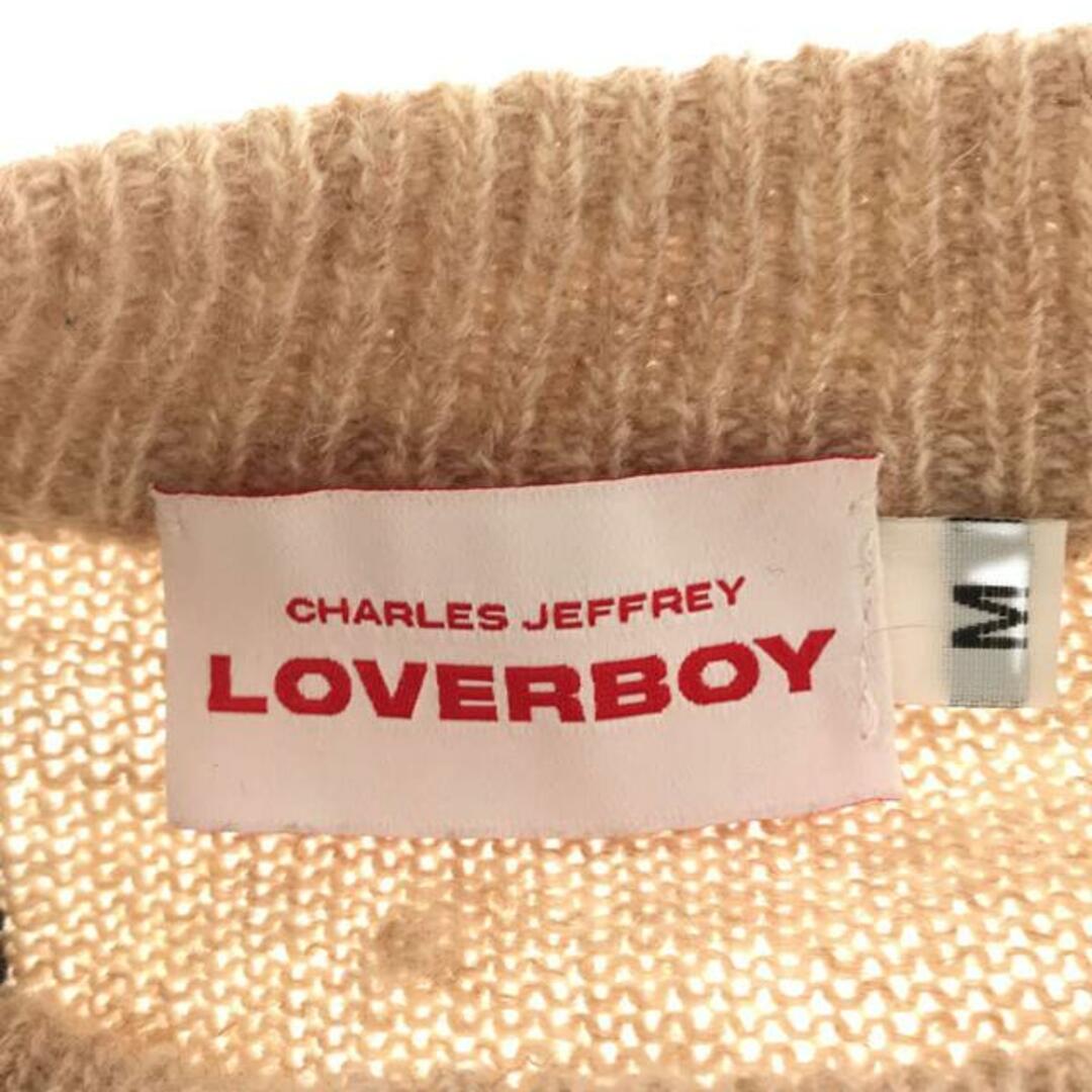 Charles Jeffrey Loverboy / チャールズ ジェフリー ラバーボーイ | クルーネック インターシャ ニット | M | ベージュ | メンズ 4