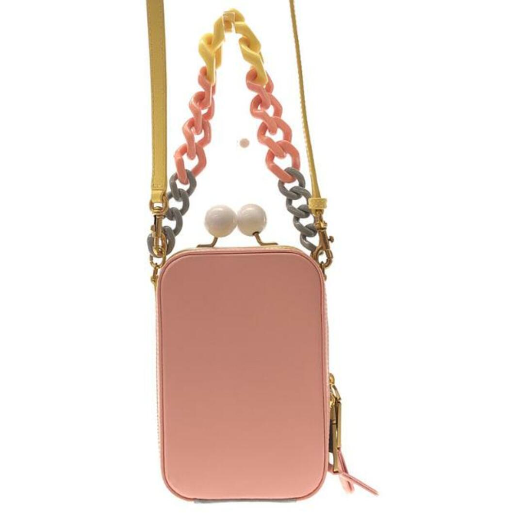 【美品】 MARC JACOBS / マークジェイコブス | THE VANITY / ザ ヴァニティー 2way ガマ口 レザーショルダーバッグ | マルチカラー | レディース