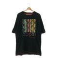 COOGI / クージー | 刺繍 ロゴプリント Tシャツ | XXL | ブラ