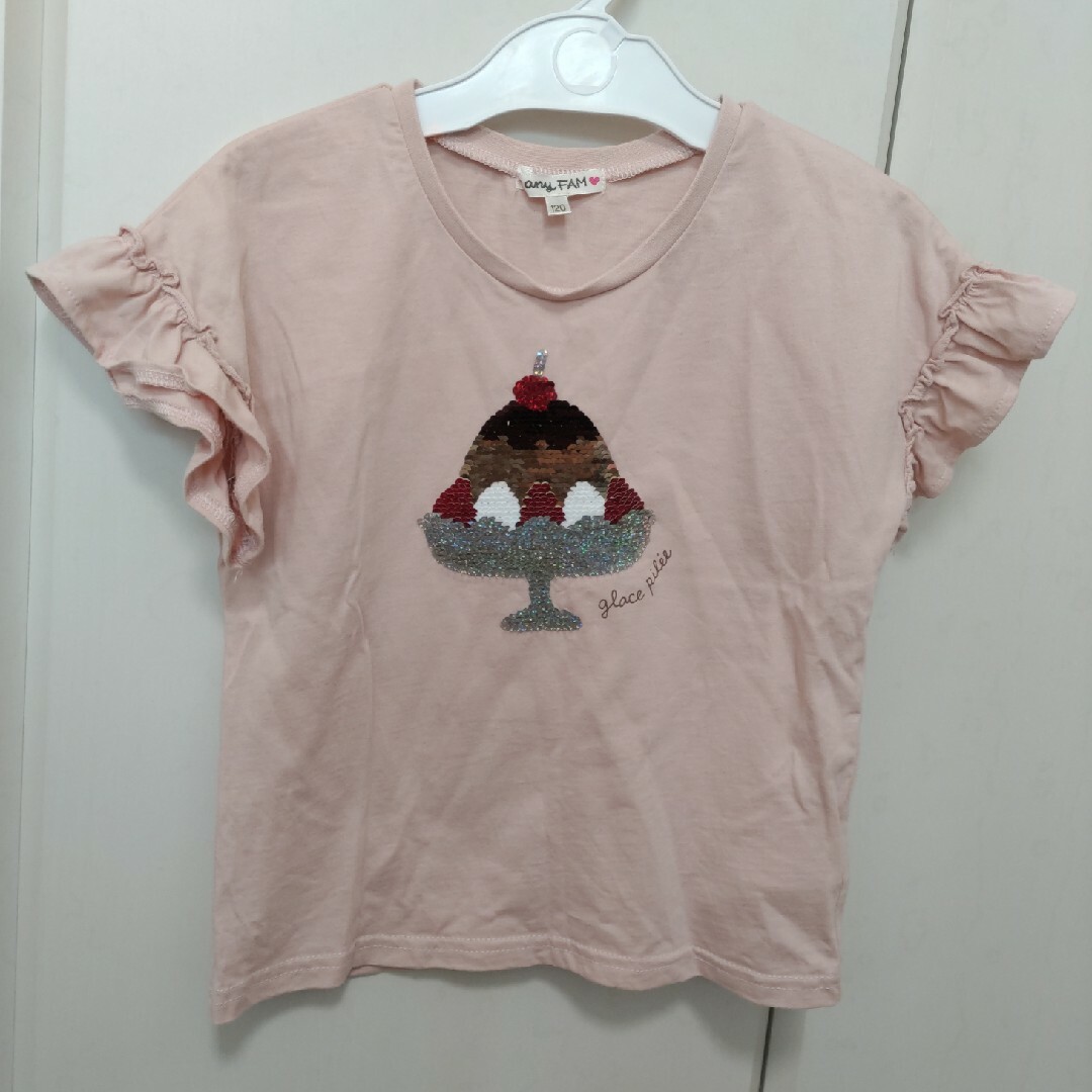 anyFAM(エニィファム)のanyFAM　Tシャツ　120 キッズ/ベビー/マタニティのキッズ服女の子用(90cm~)(Tシャツ/カットソー)の商品写真