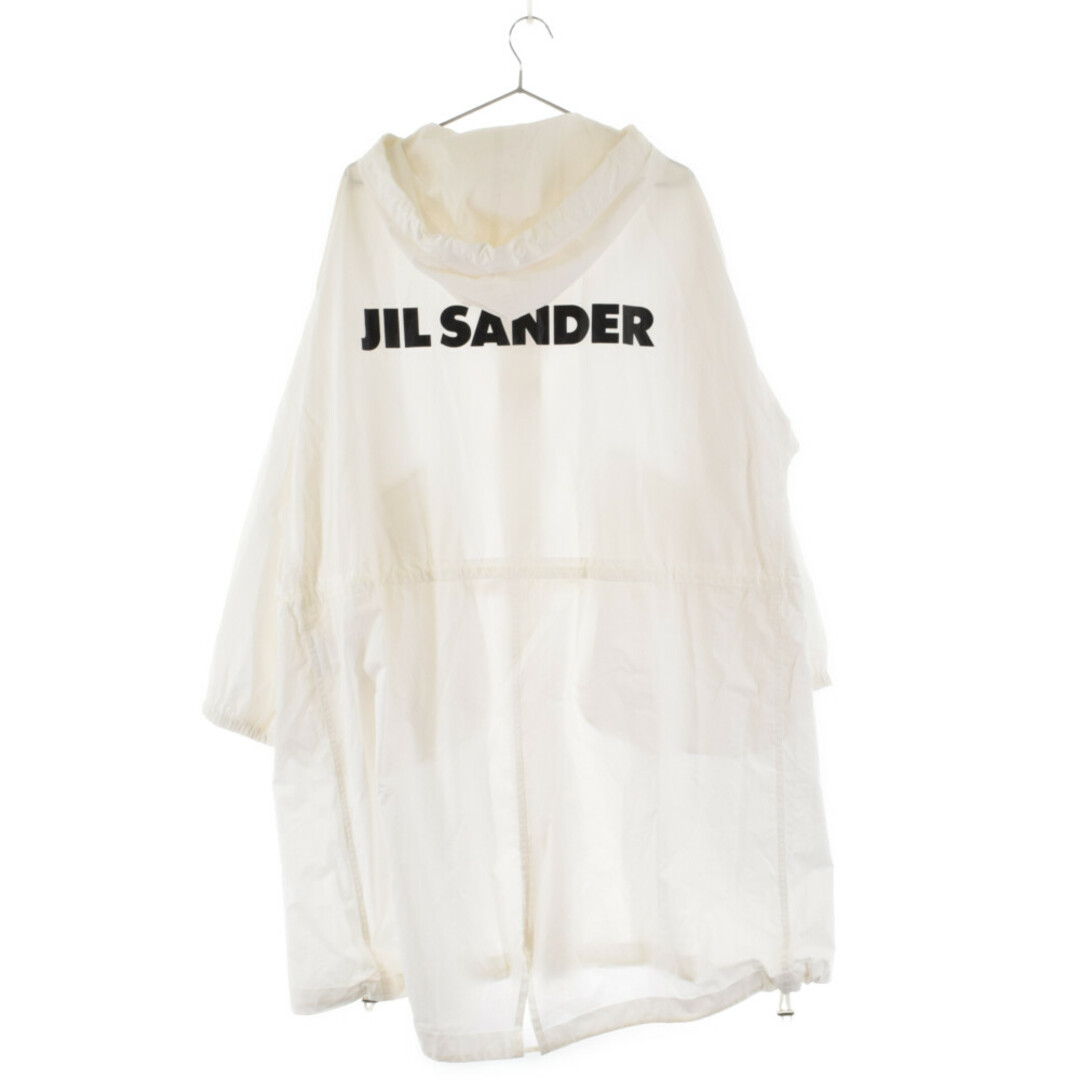 JIL SANDER ジルサンダー バックロゴプリント モッズコート ホワイト JSEM430005 WN244800