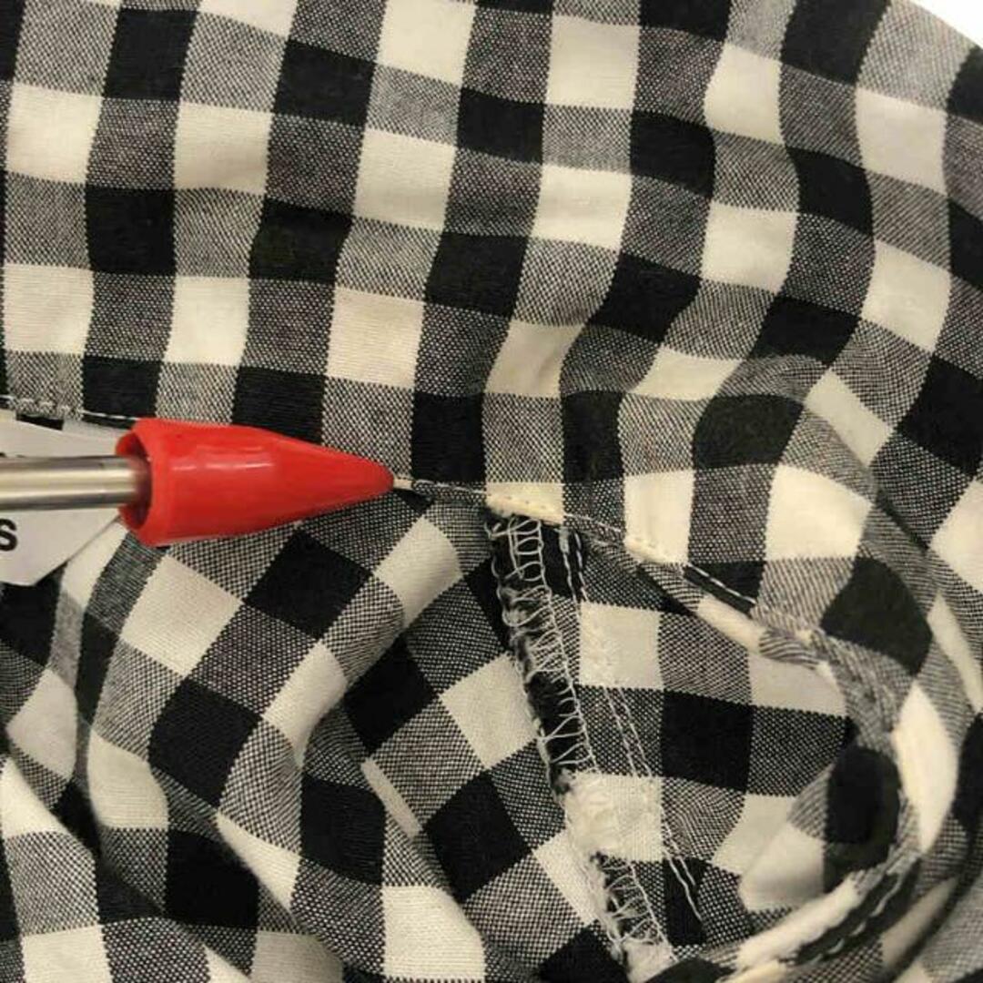 COMME des GARCONS COMME des GARCONS / コムコム | 2010AW | ギンガムチェック 丸襟シャツ | XS | ホワイト / ブラック | レディース