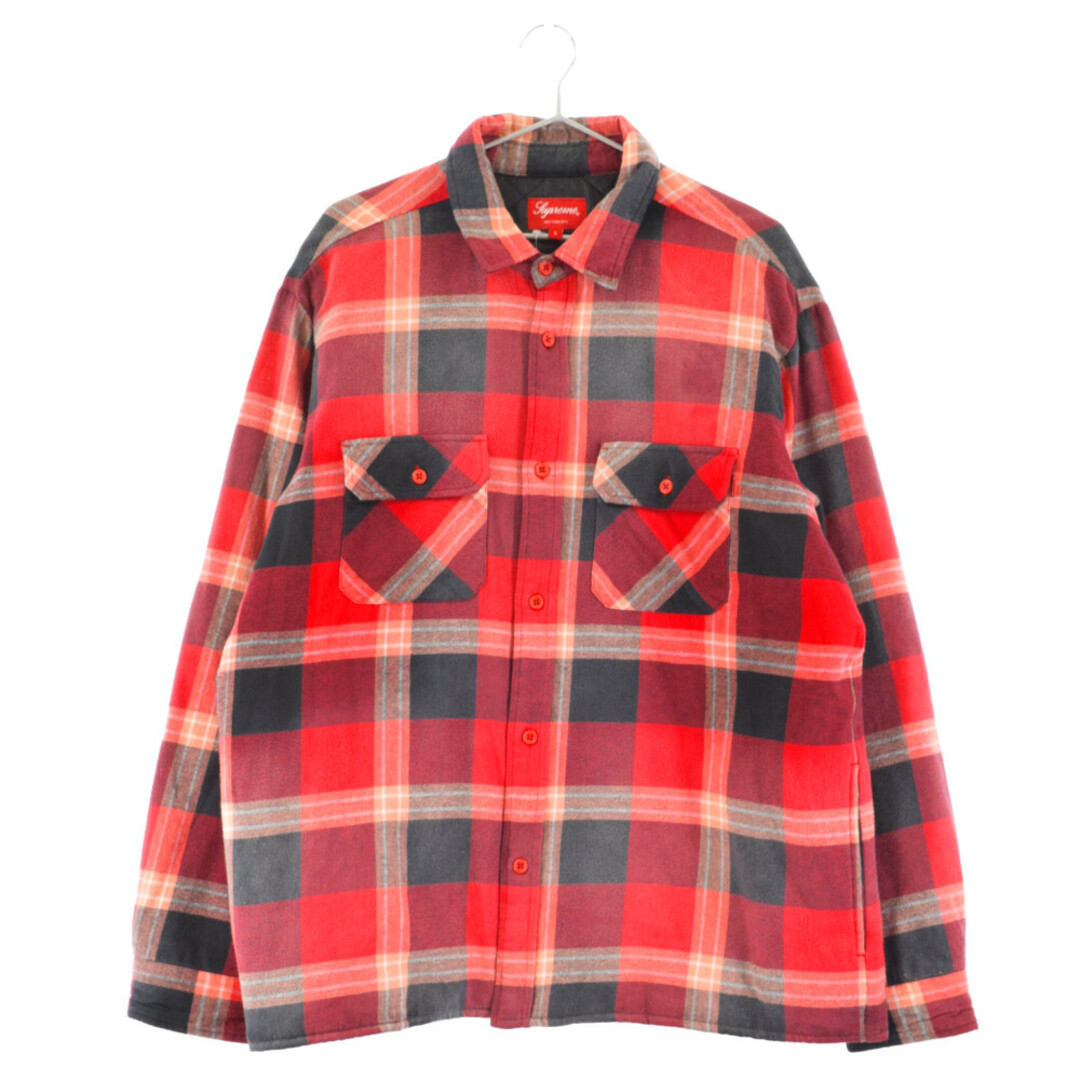 supreme quilted flannel shirt 20AW