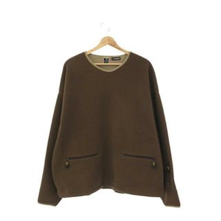 NOROLL / ノーロール | 2021AW | FLEECE V NECK SWEATER ポーラテック フリースプルオーバー | EX.LARGE | ブラウン | メンズ(スウェット)