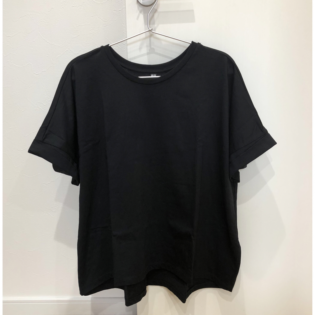 UNIQLO(ユニクロ)のユニクロ　コットンオーバーサイズT レディースのトップス(Tシャツ(半袖/袖なし))の商品写真