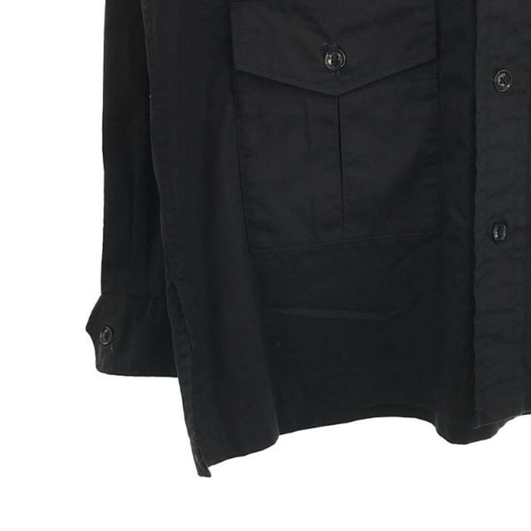 【美品】  Engineered Garments / エンジニアドガーメンツ | Fishing Over Shirt High Count Twill / フィッシングオーバーシャツ | XS | black | メンズ