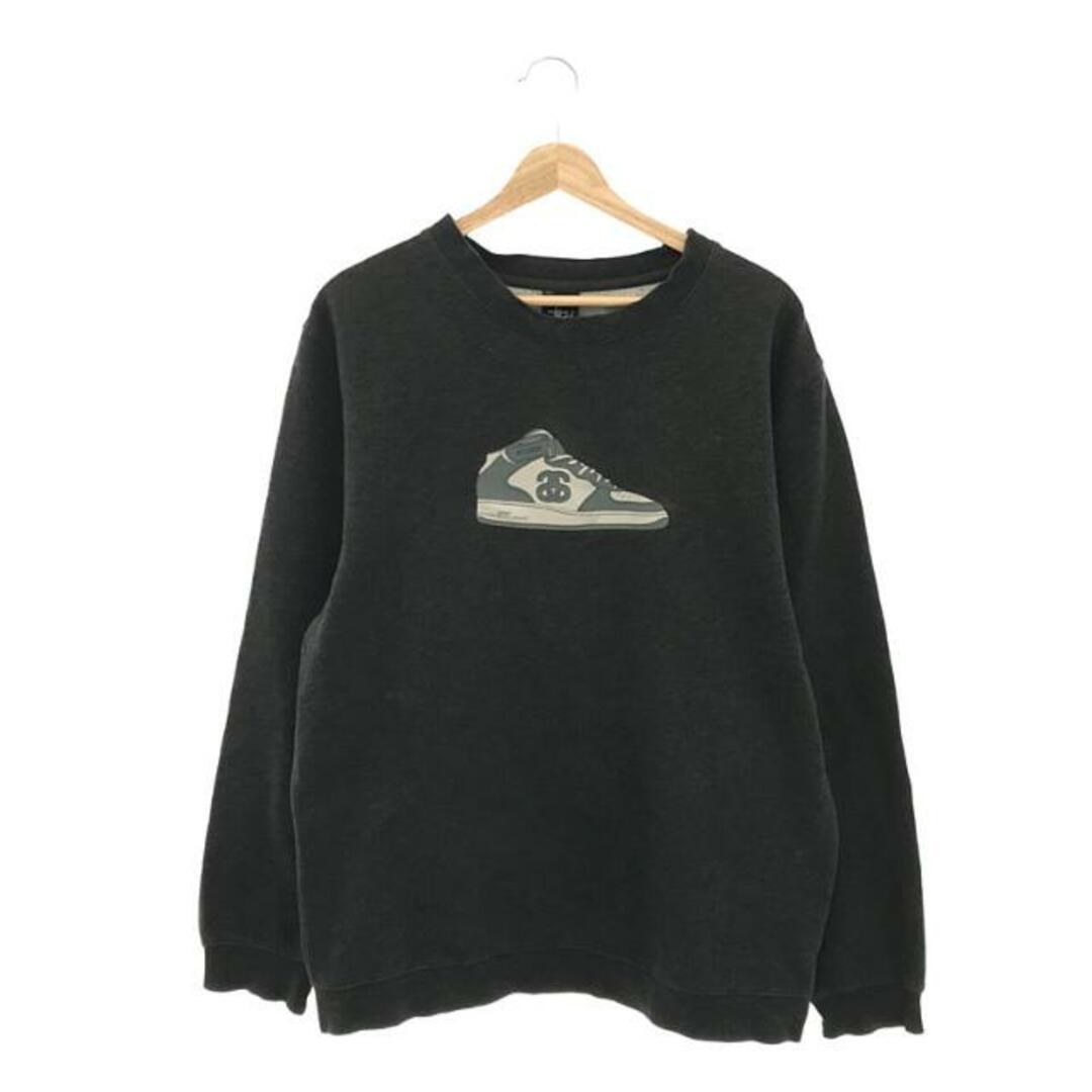 90s 紺タグ　ステューシー　stussy 立体ロゴ　デカロゴ　スウェット