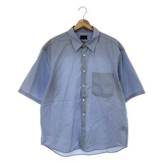 ユナイテッドアローズ(UNITED ARROWS)のUNITED ARROWS / ユナイテッドアローズ | green lable relaxing トーマスメイソン  シャツ | M | ブルー | メンズ(Tシャツ/カットソー(半袖/袖なし))