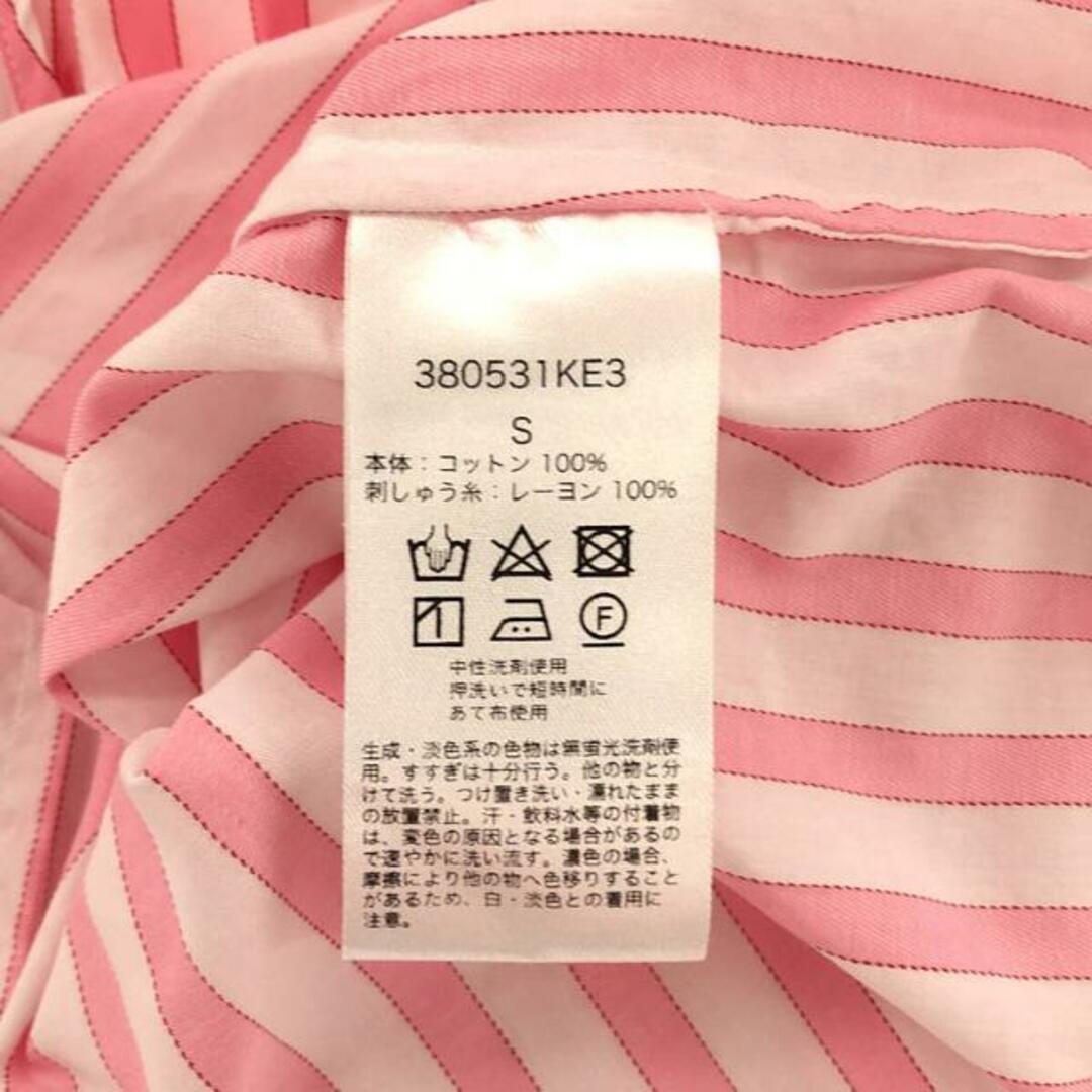 mala KALANCHOE / マーラカランコエ | 2023SS | Poplin Stripe Smocking Sleevless Dress ストライプ スリーブレス ドレス | S | ピンク | レディース レディースのワンピース(ロングワンピース/マキシワンピース)の商品写真