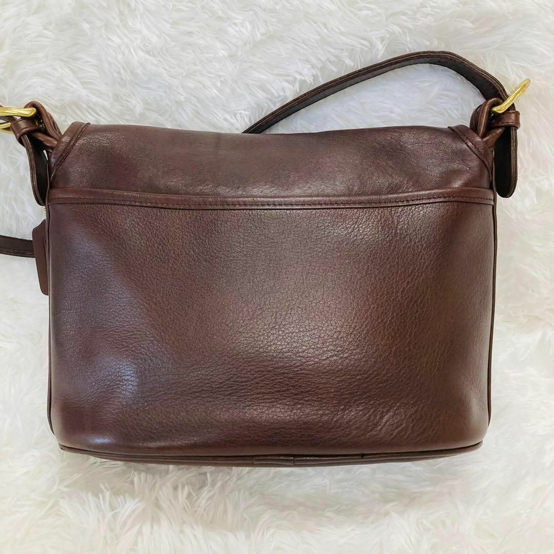 COACH - 美品✨COACH オールドコーチ ショルダーバッグ ダークブラウン