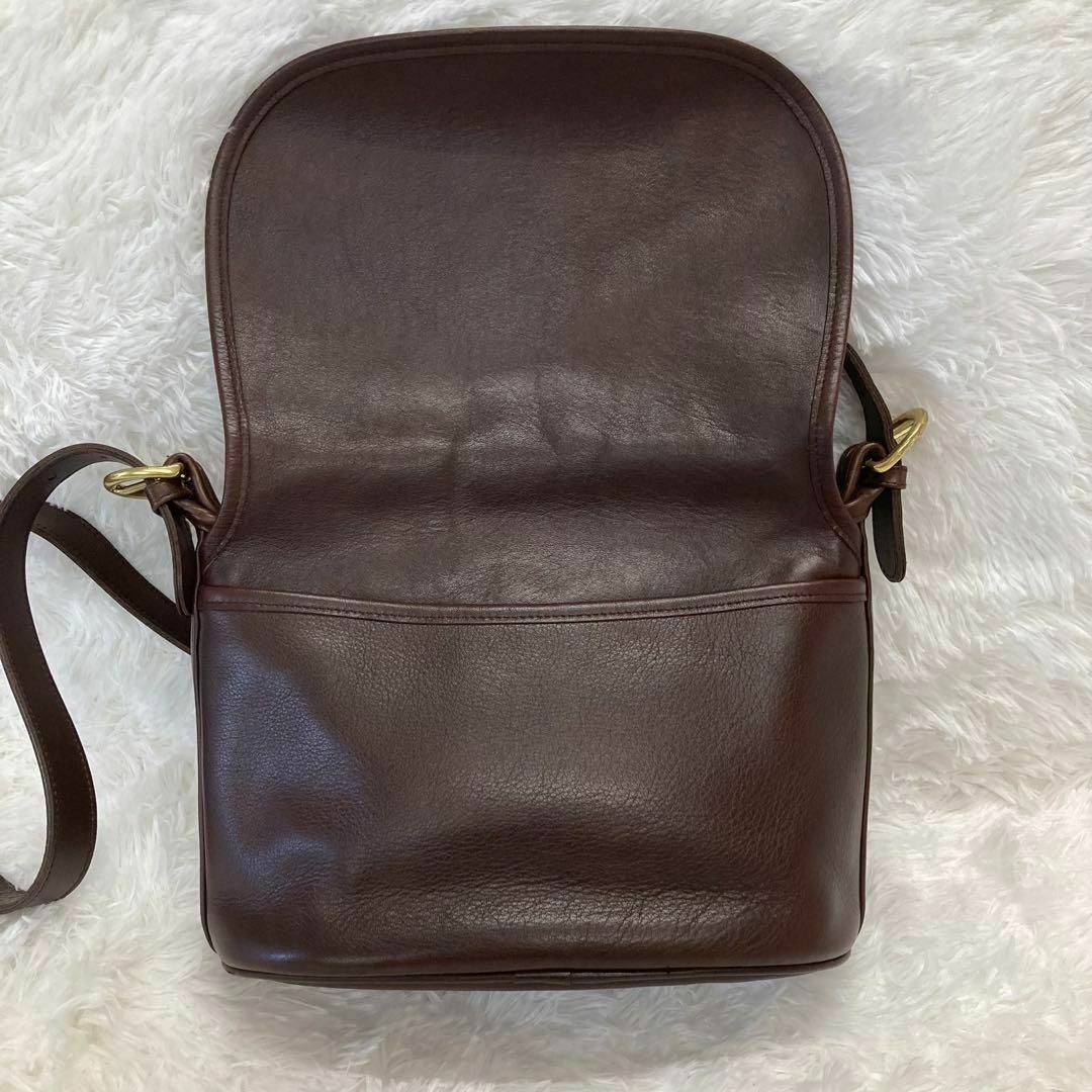 COACH - 美品✨COACH オールドコーチ ショルダーバッグ ダークブラウン
