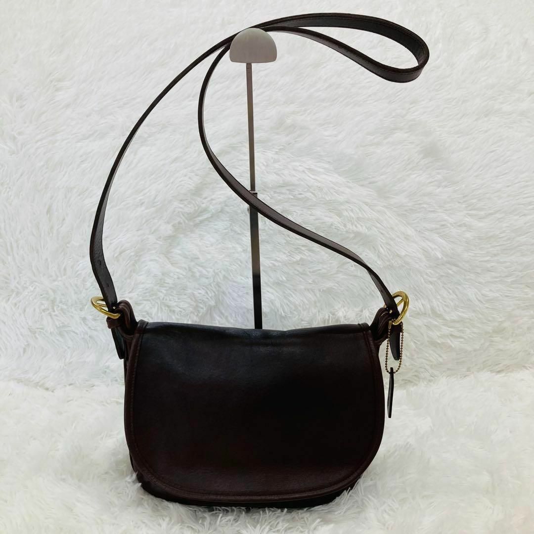 COACH - 美品✨COACH オールドコーチ ショルダーバッグ ダークブラウン