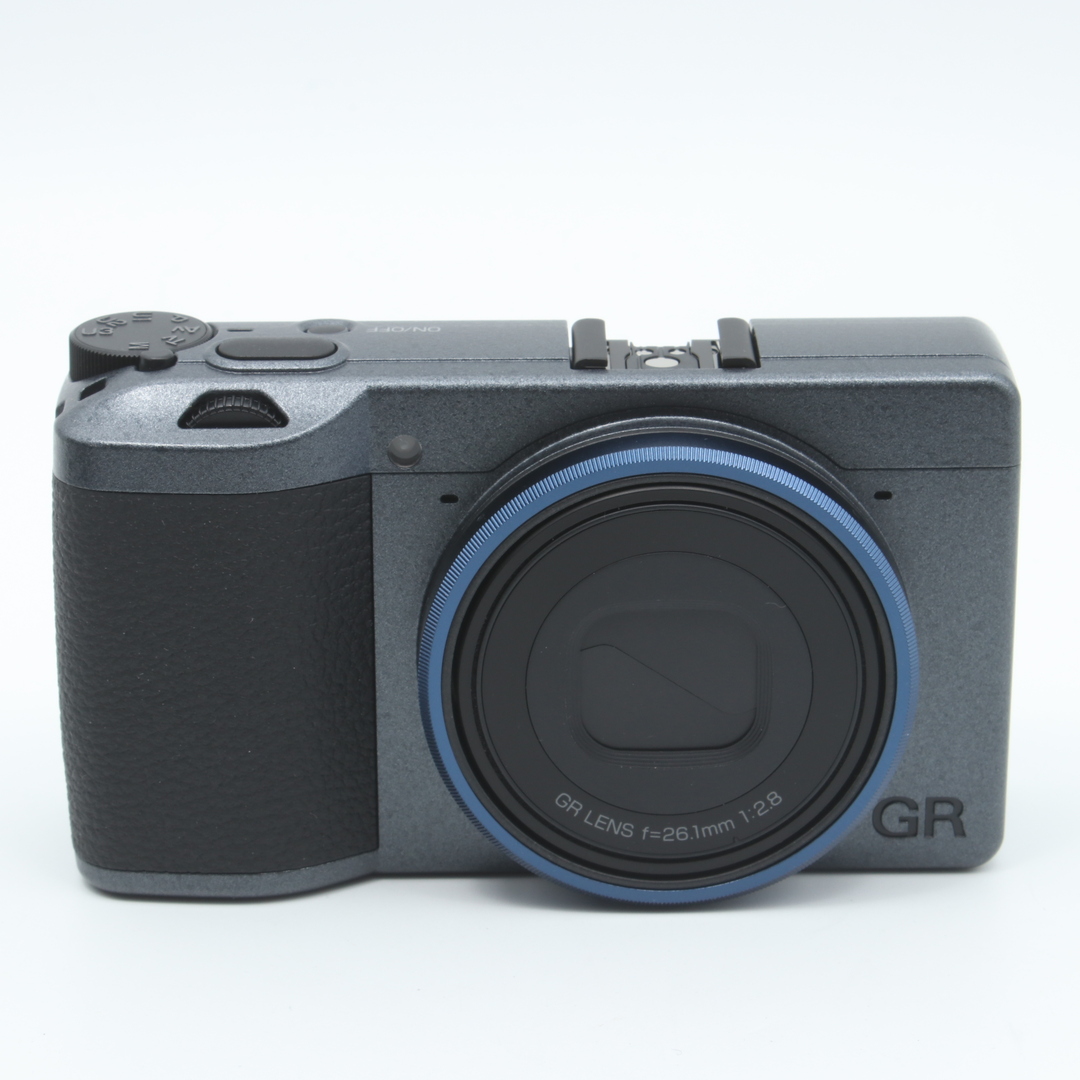 【新同品】リコー RICOH GR IIIx Urban Edition メタリックグレー デジタルカメラ ネイビー