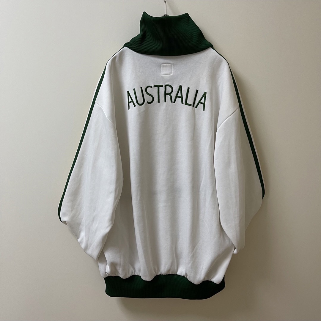 adidas - XL希少】アディダス刺繍トラックジャケット古着ジャージ緑