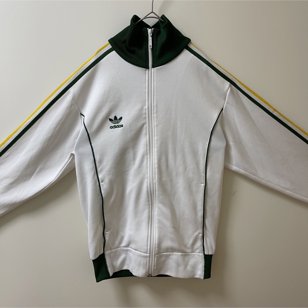 adidas - XL希少】アディダス刺繍トラックジャケット古着ジャージ緑