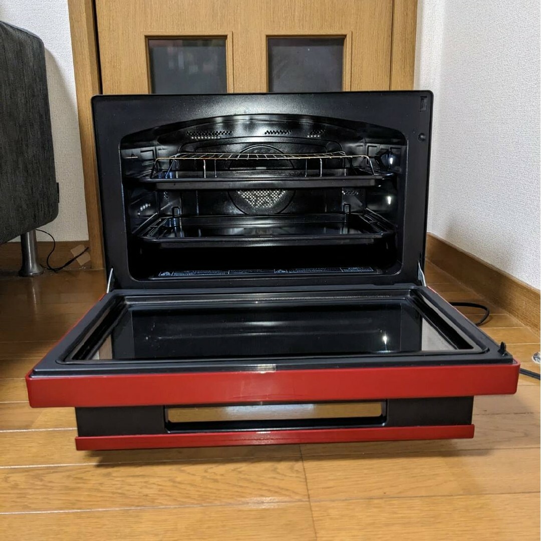 動作良好品 東芝 ER-RD3000 グランレッド 石窯ドーム オーブンレンジ