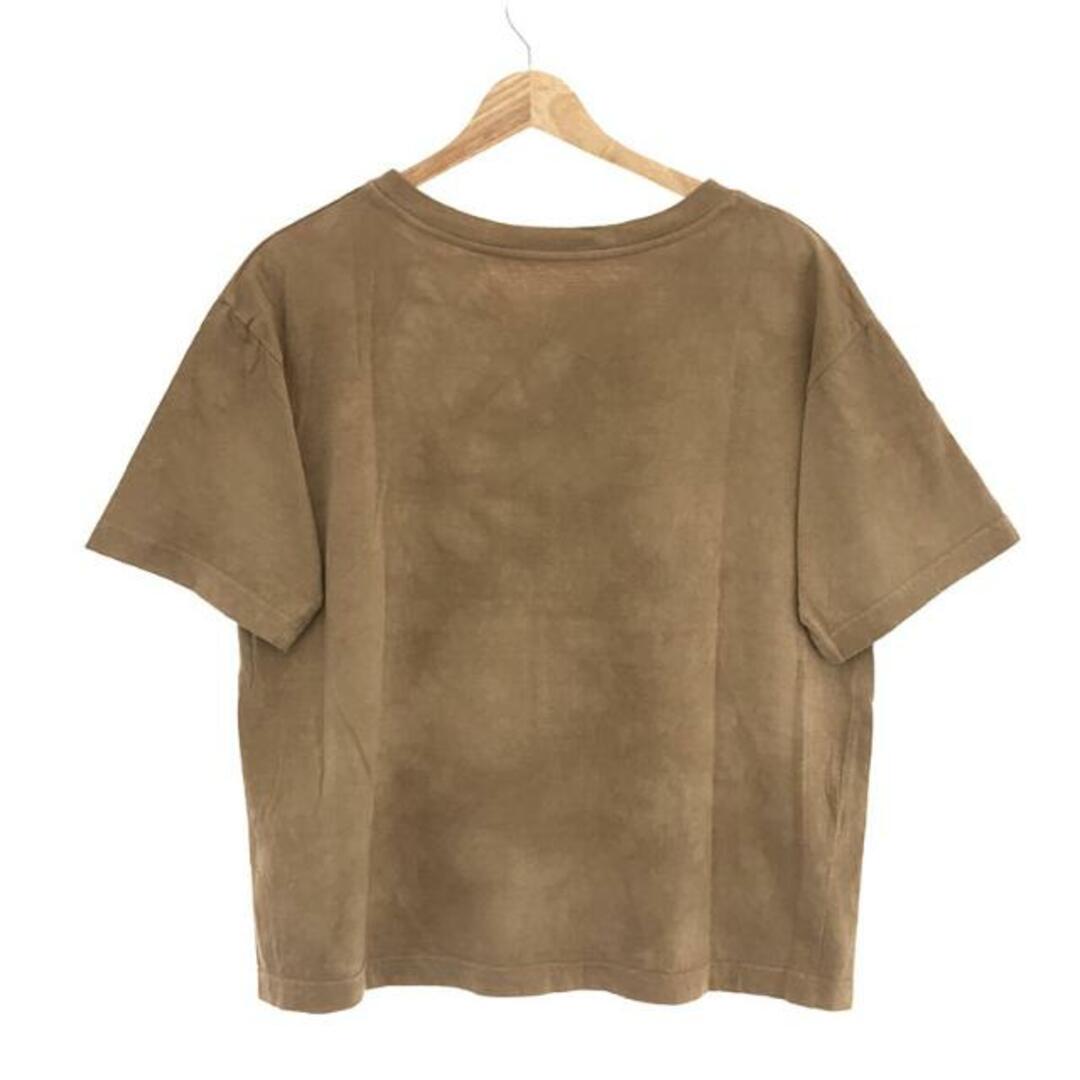 DEUXIEME CLASSE(ドゥーズィエムクラス)のDeuxieme Classe / ドゥーズィエムクラス | 2023SS | Uneven dyeing Tシャツ | フリー | ブラウン | レディース レディースのトップス(Tシャツ(半袖/袖なし))の商品写真