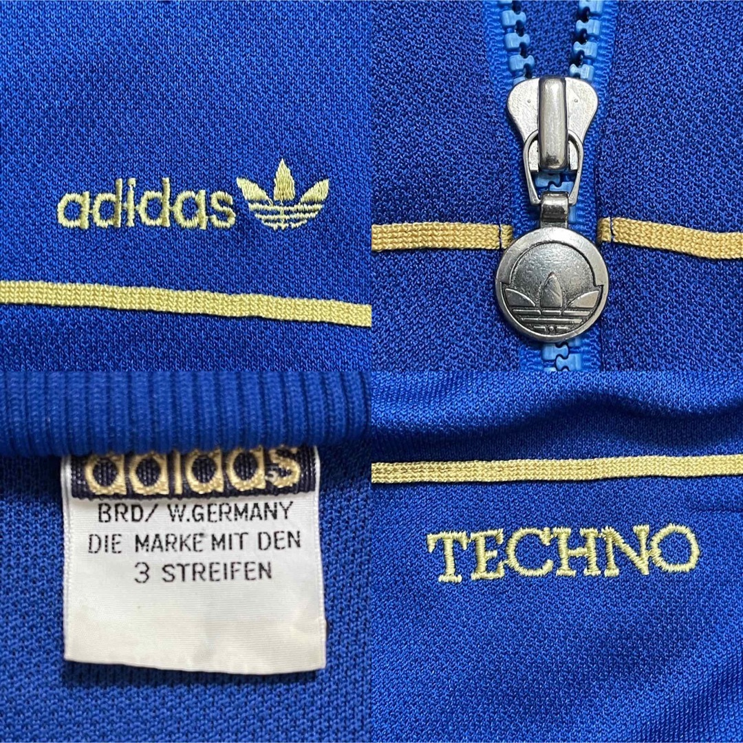adidas vintageトラックジャケット　techno
