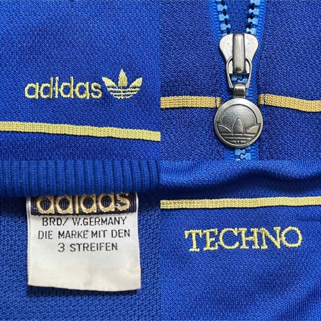 adidas - 70s】アディダ古着トラックジャケット刺繍ジャージTECHNO ...