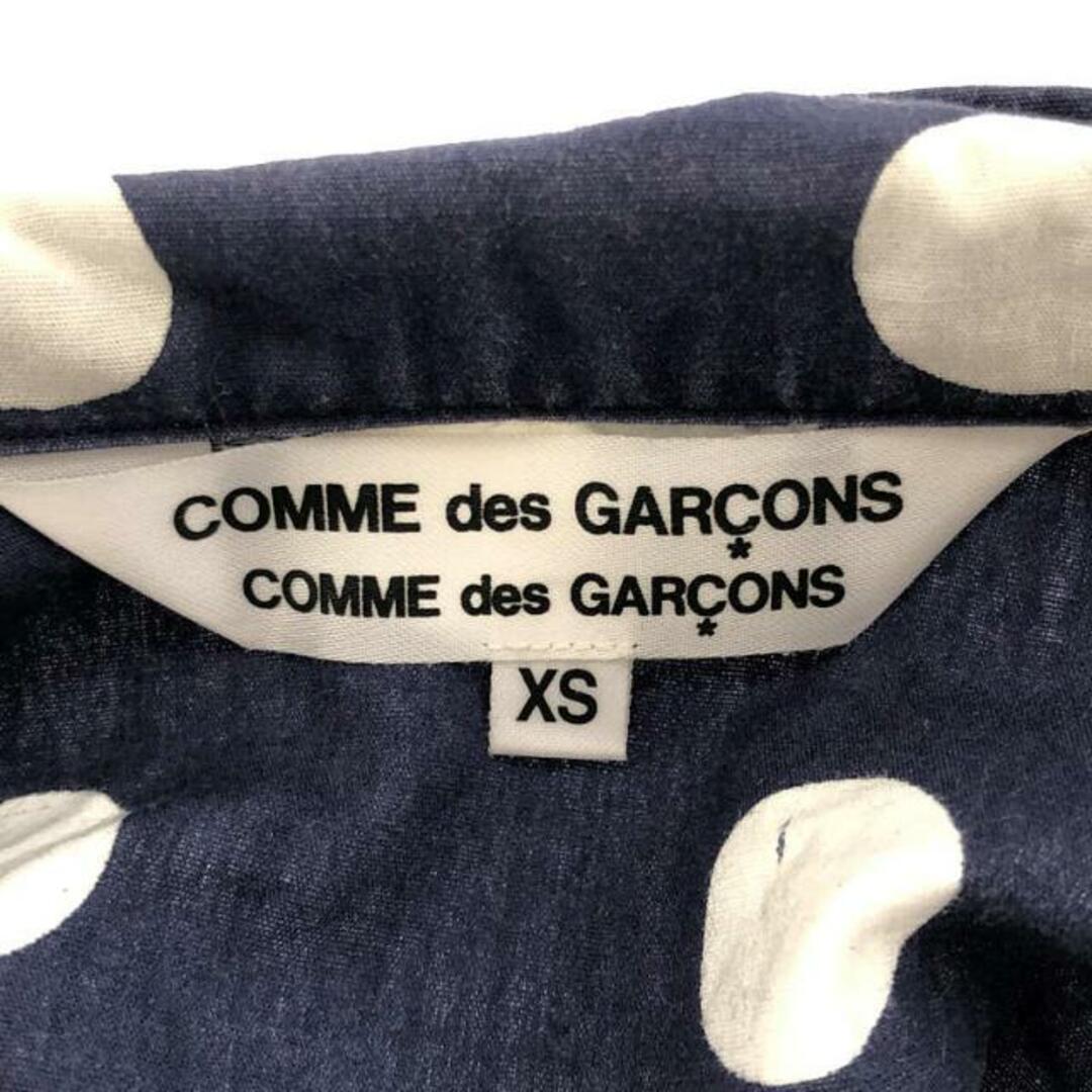 COMME des GARCONS COMME des GARCONS / コムコム | 2012SS | 丸襟 ドットシャツ | XS | ネイビー | レディース 4