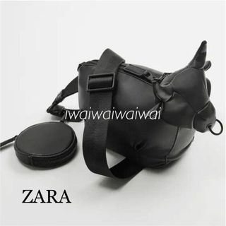 ザラ(ZARA)の新品 完売品 ZARA オックス 牛 ボディ バッグ ポシェット ショルダー(ボディーバッグ)