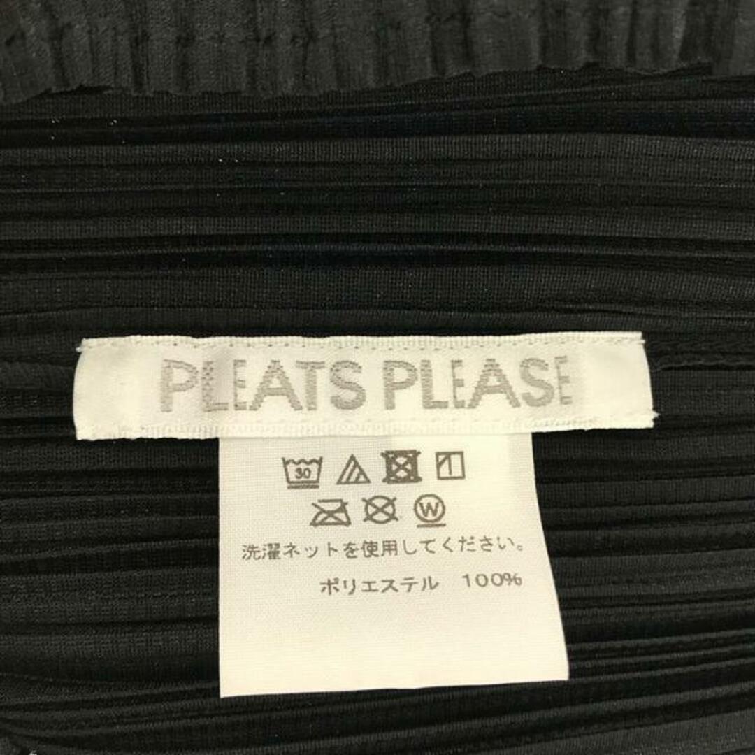 PLEATS PLEASE ISSEY MIYAKE(プリーツプリーズイッセイミヤケ)の【美品】  PLEATS PLEASE ISSEY MIYAKE / プリーツプリーズイッセイミヤケ | プリーツ タンクトップ | 4 | ブラック | レディース レディースのトップス(タンクトップ)の商品写真