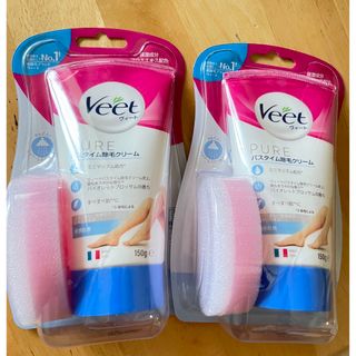 ヴィート(Veet（Reckitt Benckiser）)のVeet バスタイム除毛クリーム(敏感肌用) 2セット(脱毛/除毛剤)