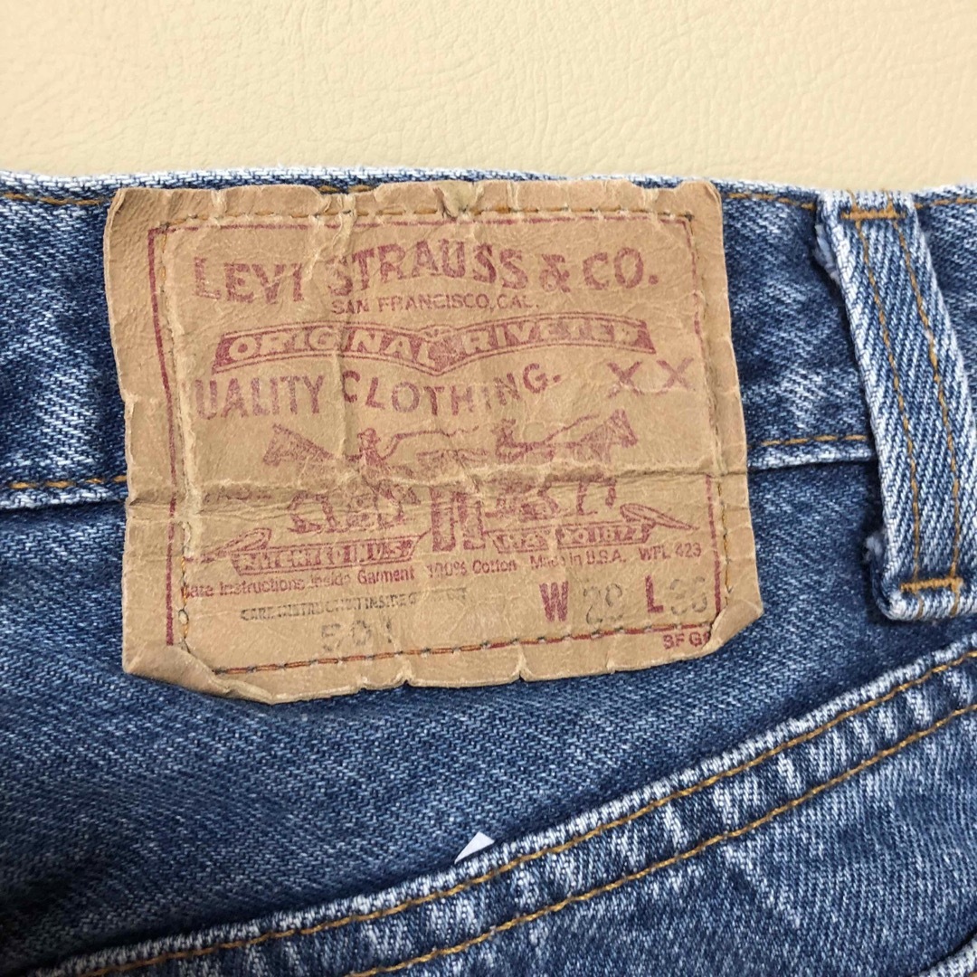 Levi's(リーバイス)の80's W29 アメリカ製 LEVI'S 501 リーバイス 007 メンズのパンツ(デニム/ジーンズ)の商品写真