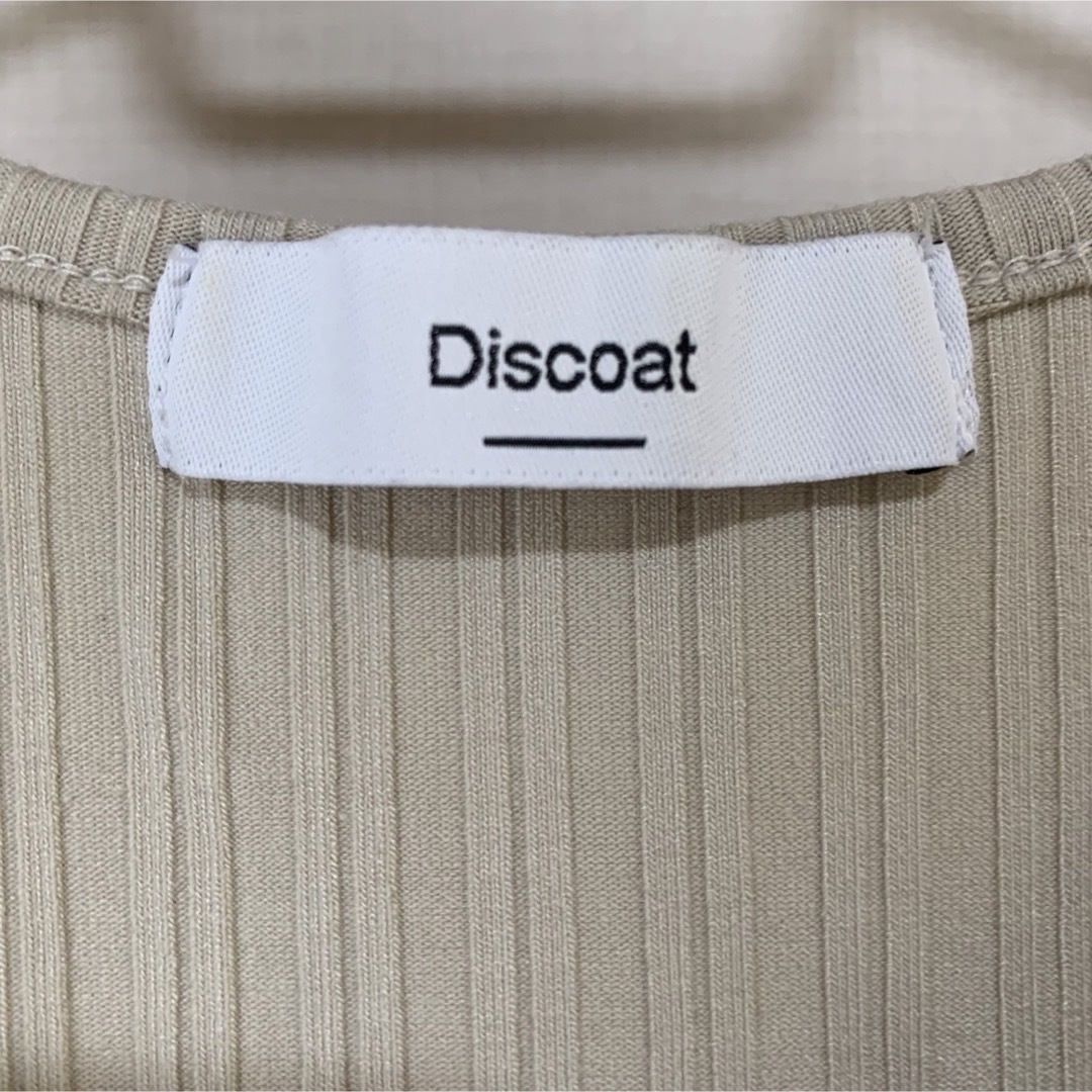 Discoat(ディスコート)のDiscoat タンクトップ レディースのトップス(タンクトップ)の商品写真