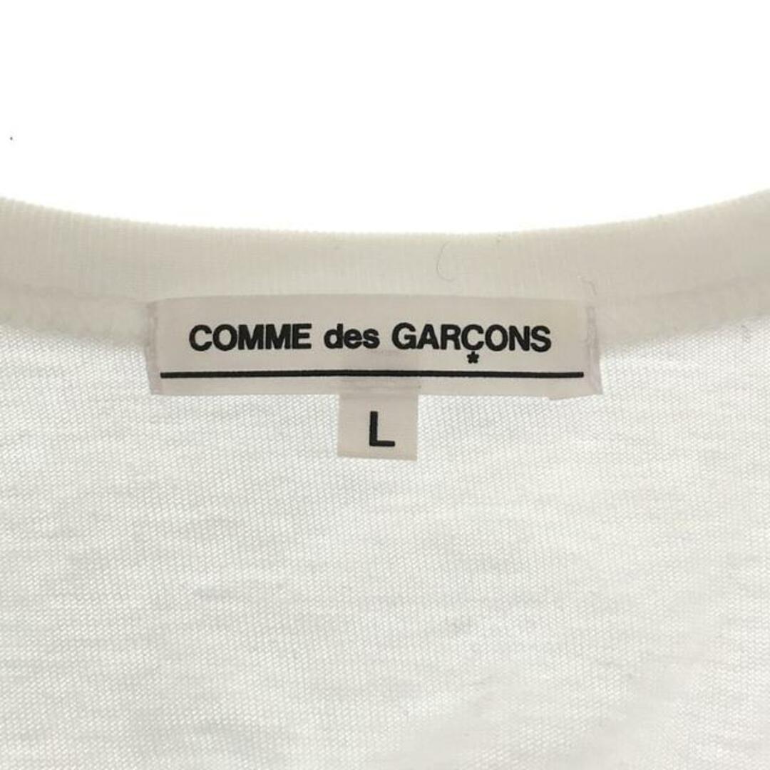 COMME des GARCONS(コムデギャルソン)のCOMME des GARCONS / コムデギャルソン | 2019SS | 自由を着る ロゴ Tシャツ | L | ホワイト | レディース レディースのトップス(Tシャツ(半袖/袖なし))の商品写真