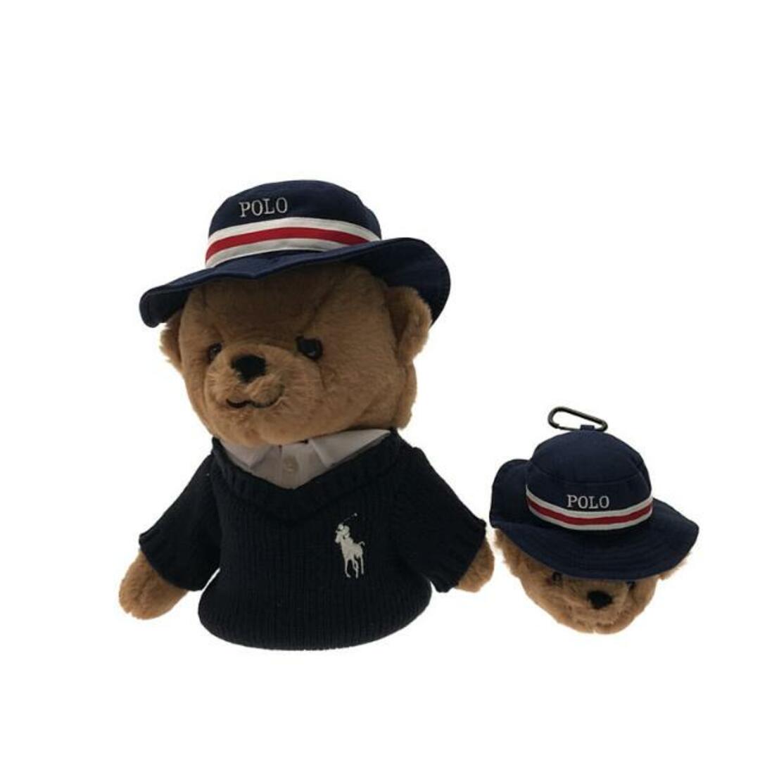 【美品】 POLO RALPH LAUREN / ポロラルフローレン | GOLF ポロベア ドライバーヘッドカバー ボールポーチ セット |  ネイビー系 | フリマアプリ ラクマ