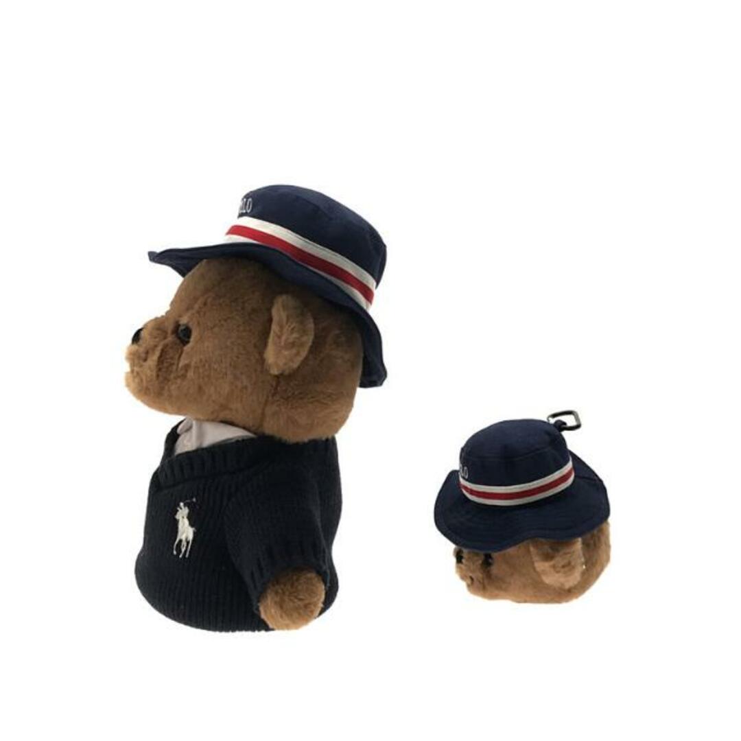 POLO RALPH LAUREN(ポロラルフローレン)の【美品】  POLO RALPH LAUREN / ポロラルフローレン | GOLF ポロベア ドライバーヘッドカバー ボールポーチ セット | ネイビー系 レディースのレディース その他(その他)の商品写真