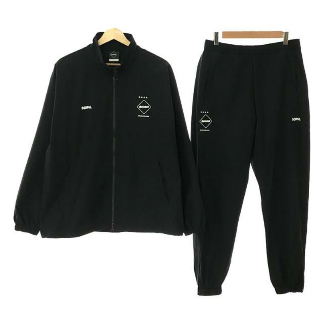 【美品】  FCRB / エフシーレアルブリストル | 2023SS | セットアップ VENTILATION LOGO / ベンチレーション ロゴ / ジャケット / パンツ | S | BLACK | メンズ