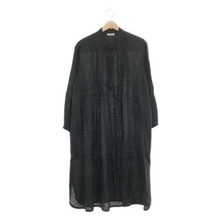 新品hal シルクコットンワンピース ブラックfog linen work